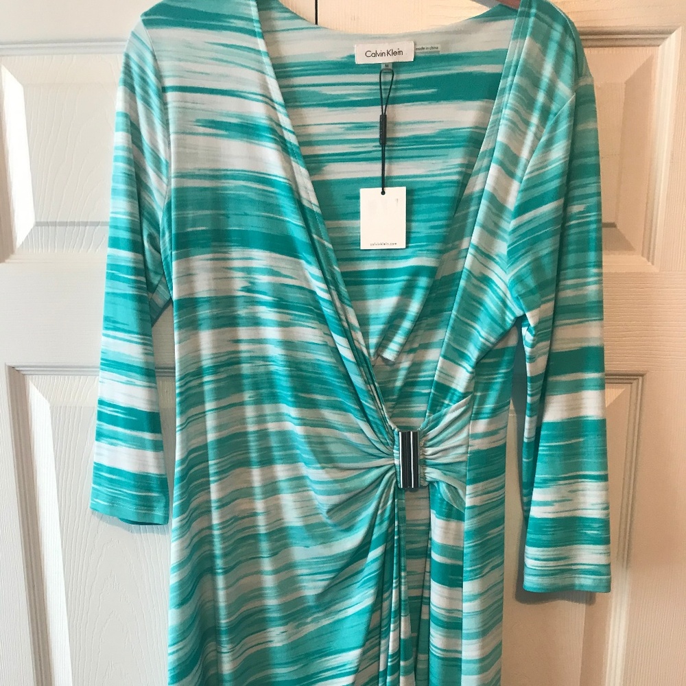 Calvin Klein Teal Dress